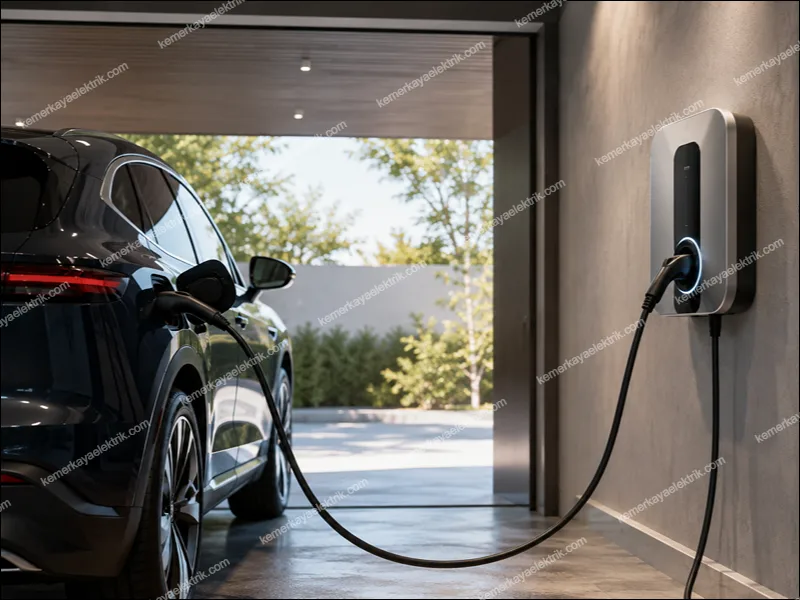 EV (Elektrikli Araç) Şarj İstasyonu Kurulumu - Kemerkaya Elektrik