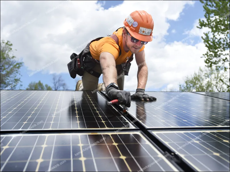 GES (Güneş Enerjisi) & Solar Panel Kurulumu - Kemerkaya Elektrik Bursa