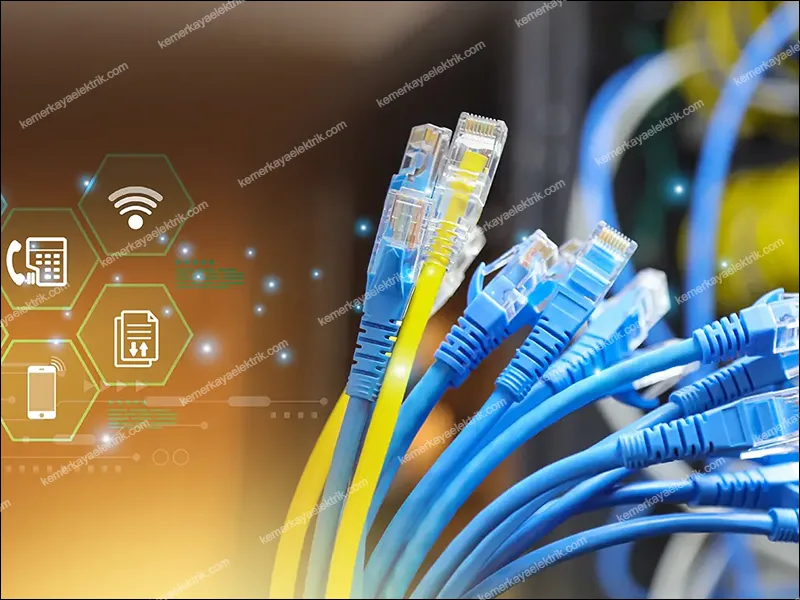 İnternet, Cat6 Kablolama & Zayıf Akım Tesisatı - Kemerkaya Elektrik Bursa